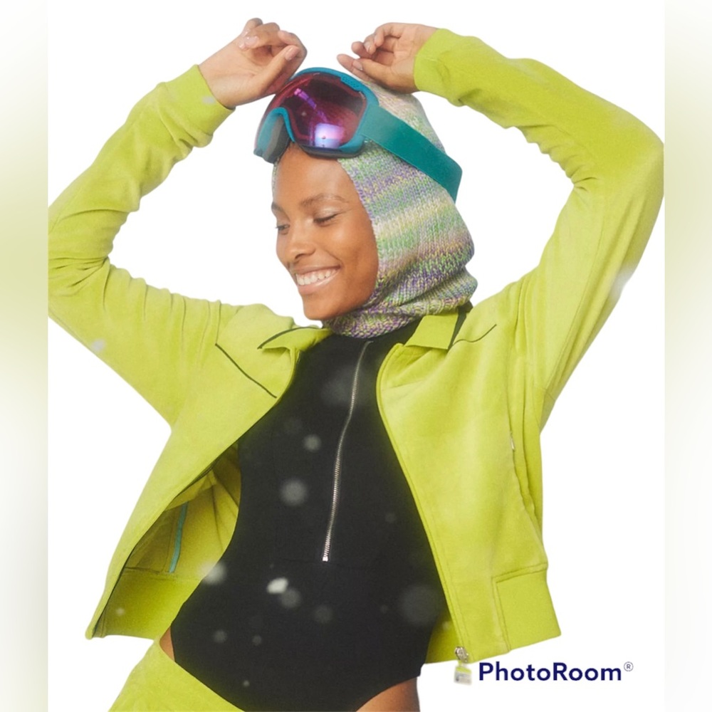 Urban Outfitters Fila Britta Velour Zip Up Jacket